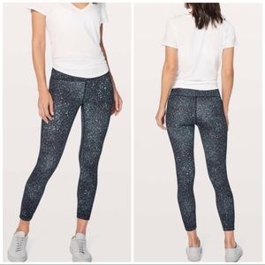 Lululemon Wunder Under Hi Rise 7/8 Tight Mineralize Multi, 6